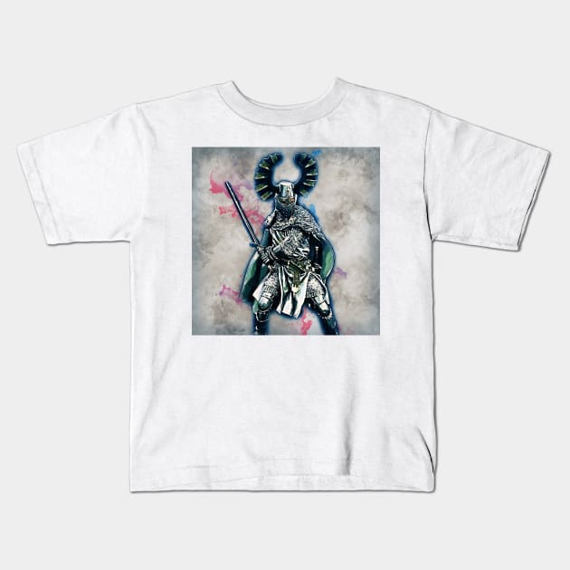 Teutonic Knight Kids T-Shirt by ErianAndre